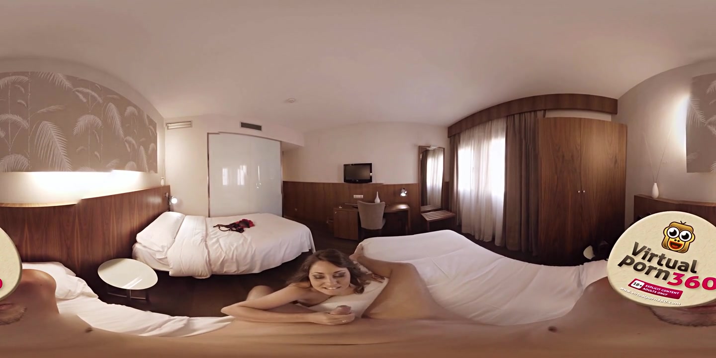 R 360 degrees - Hot girl gets fucked hard in a hotel room